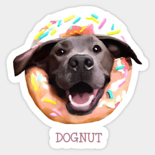 Doognut Cute Dog Donut Sticker